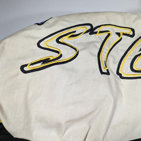 Vtg 1994 NFL 75th Pittsburgh Steelers Sz Large Pro Player Puffer Jacket - Picture 5 of 11